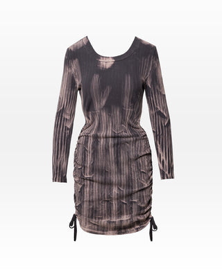 ACID RUCHED DRESS